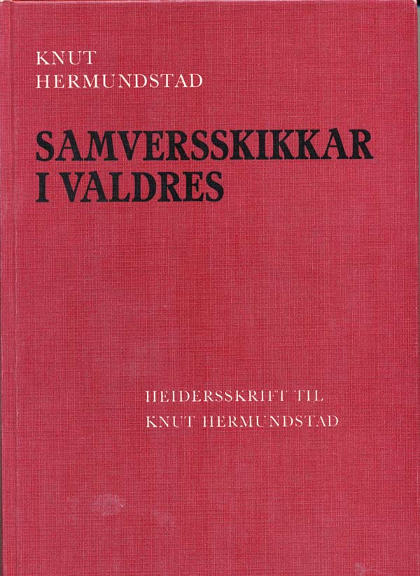 Knut Hermundstad. Samversskikkar i Valdres